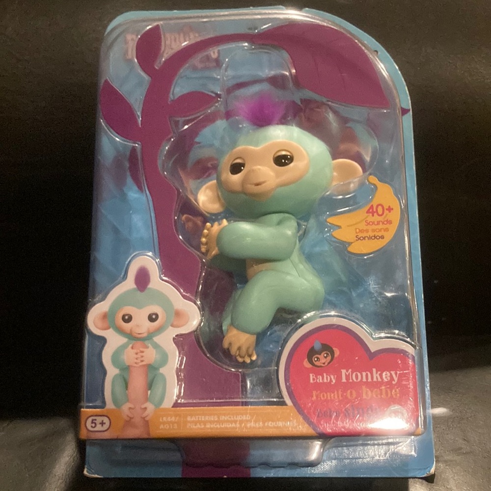 Finn The Fingerling Interactive Baby Monkey - by WowWee -A1